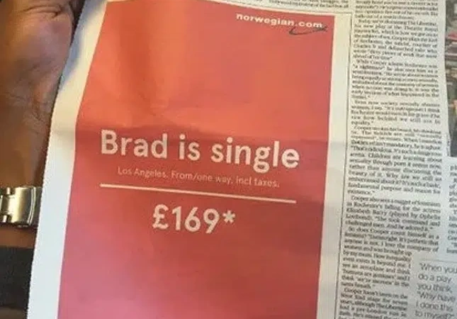 Brad is single